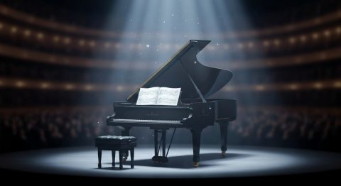 Chrono Trigger Piano Soundscape Album Released Worldwide - AI Generated Visualization