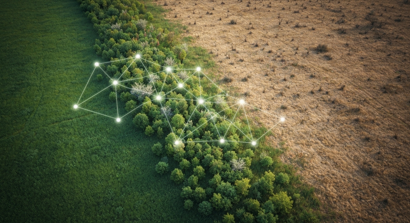 Meadows' Silent Decline: AI Predicts Biodiversity Loss Early - AI Generated Visualization