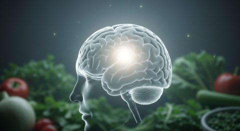 Nutrient Deficiency Linked to Early Brain Stress in Young Adults - AI Generated Visualization