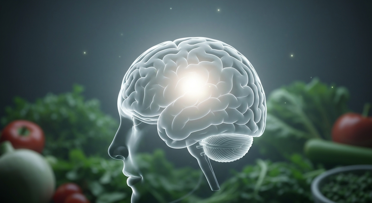 Nutrient Deficiency Linked to Early Brain Stress in Young Adults - AI Generated Visualization