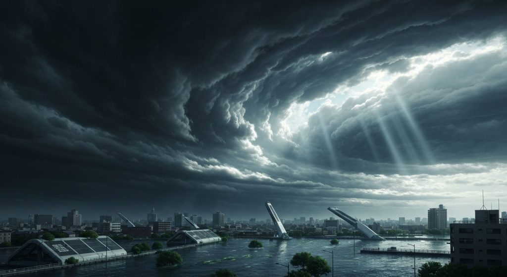 Japan Explores 'Weather Commons' to Combat Extreme Climate Events - AI Generated Visualization