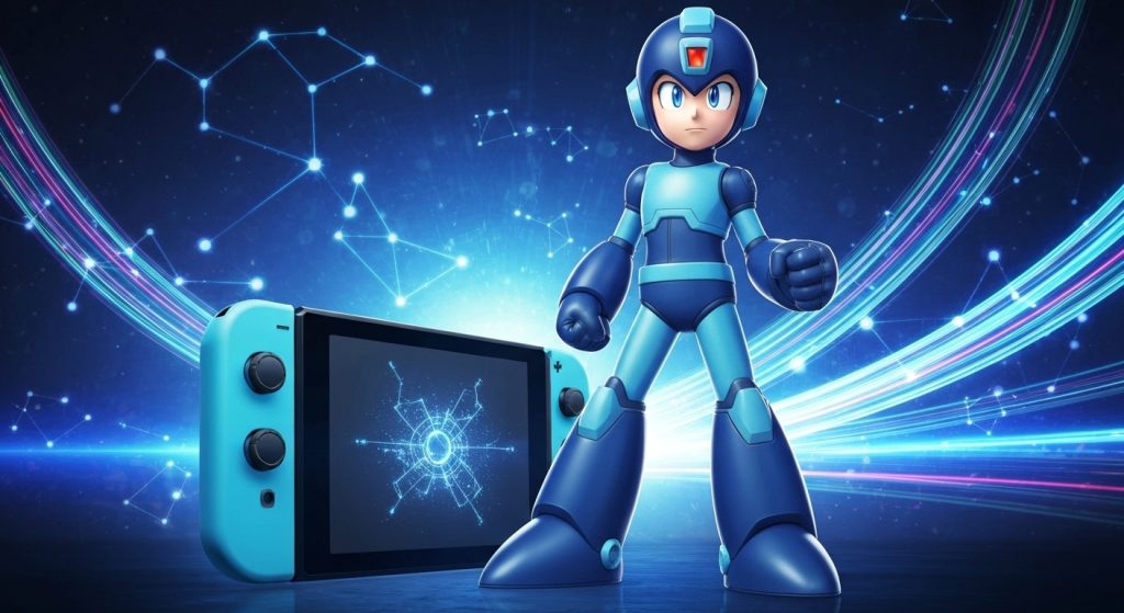 Mega Man Star Force: Legacy Collection Gets ESRB Rating for Switch - AI Generated Visualization