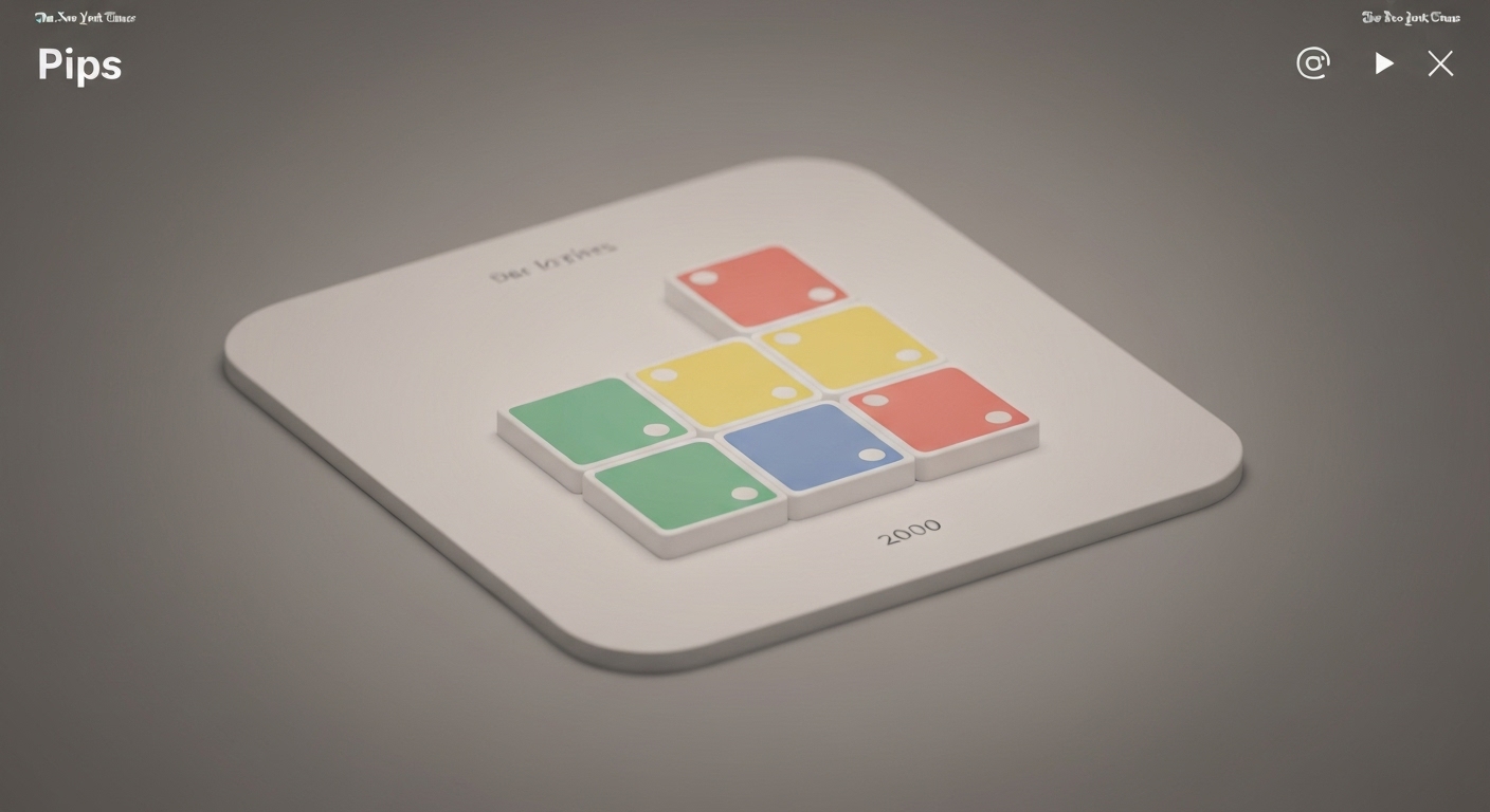 NYT Pips: Master Domino Puzzles with These Expert Hints - AI Generated Visualization