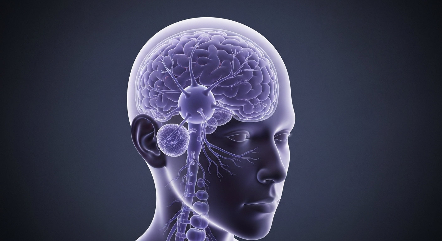 Nutrient Deficiency Linked to Early Brain Stress in Young Adults - AI Generated Visualization