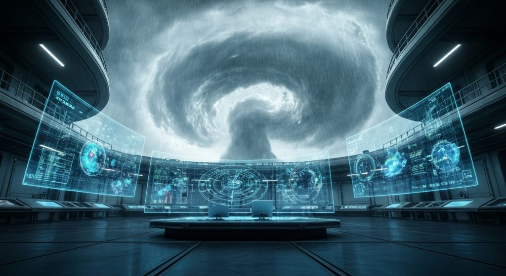 Japan Explores 'Weather Commons' to Combat Extreme Climate Events - AI Generated Visualization