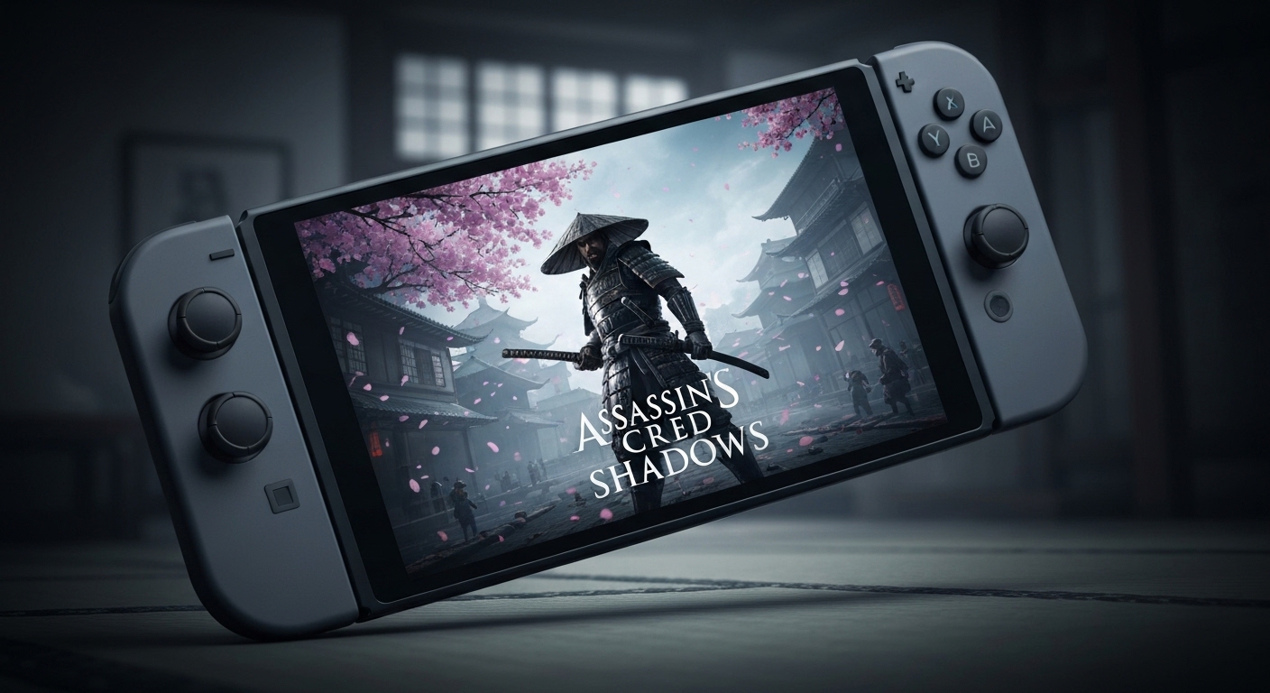 Nintendo Switch 2 Gets Assassin's Creed Shadows in December Launch Window - AI Generated Visualization
