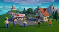 Fortnite's Simpsons Season Hits High Mark, Epic Needs to Learn - AI Generated Visualization
