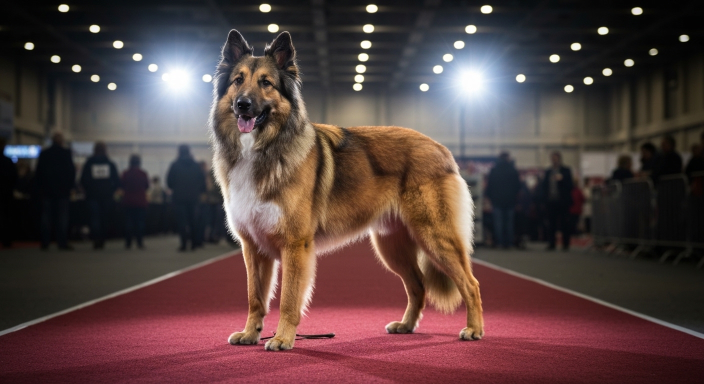 Soleil the Belgian Sheepdog Crowned Best in Show at 2025 National Dog Show - AI Generated Visualization