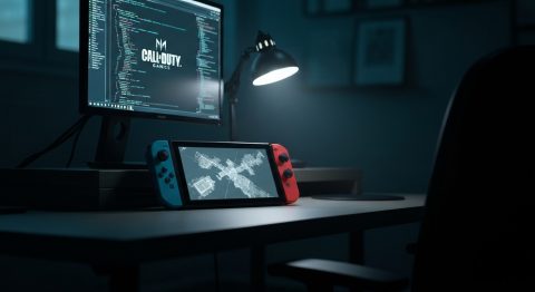 Call of Duty on Switch? Sledgehammer Games Hints at Nintendo Port - AI Generated Visualization