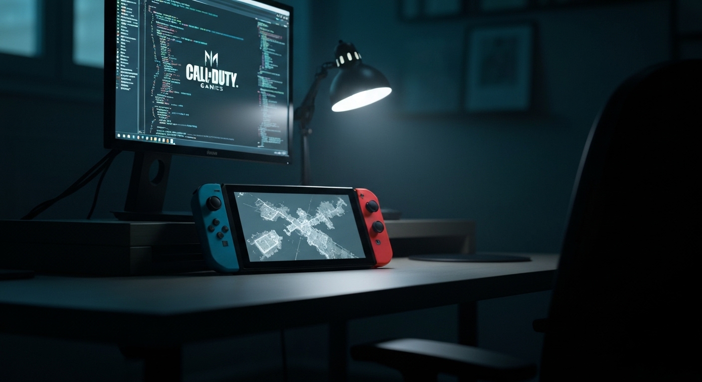Call of Duty on Switch? Sledgehammer Games Hints at Nintendo Port - AI Generated Visualization