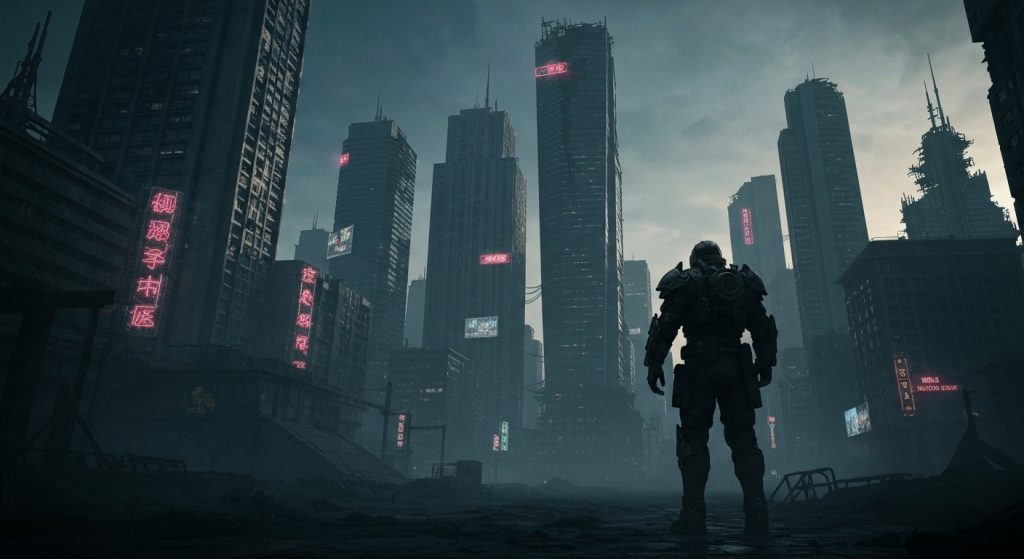 Let It Die: Inferno's Generative AI Use Sparks Controversy - AI Generated Visualization