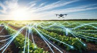 Rainstick Uses Bioelectricity for 'Lightning-as-a-Service' in Agriculture - AI Generated Visualization