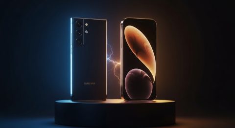 Galaxy S25 Ultra vs. iPhone 17 Pro Max: The 2025 Flagship Winner - AI Generated Visualization