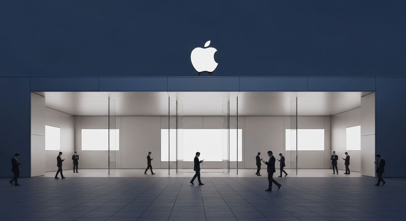 Apple Store Offline in US: What's Happening? - AI Generated Visualization