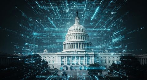 AI Super PACs Fueling U.S. Election Chaos - AI Generated Visualization