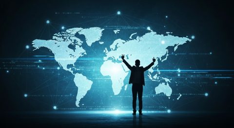 Solopreneur Unicorns: AI is Making Billion-Dollar Startups Possible for One Person - AI Generated Visualization