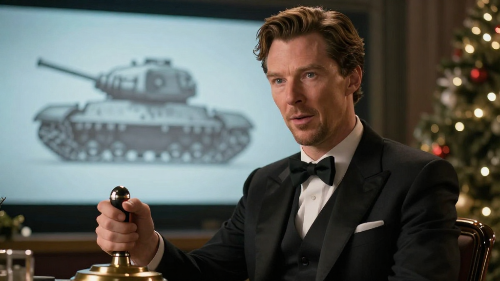 Benedict Cumberbatch Becomes World of Tanks' Holiday Ambassador in Bizarre Christmas Ad