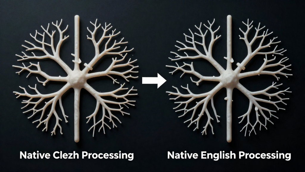 Bilingual Brains Mimic Native English 'Glitches' Despite Czech Immunity detail