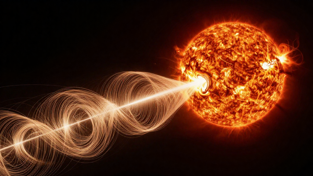 Unprecedented Solar Flare Footage Reveals Twisted Magnetic Structures detail