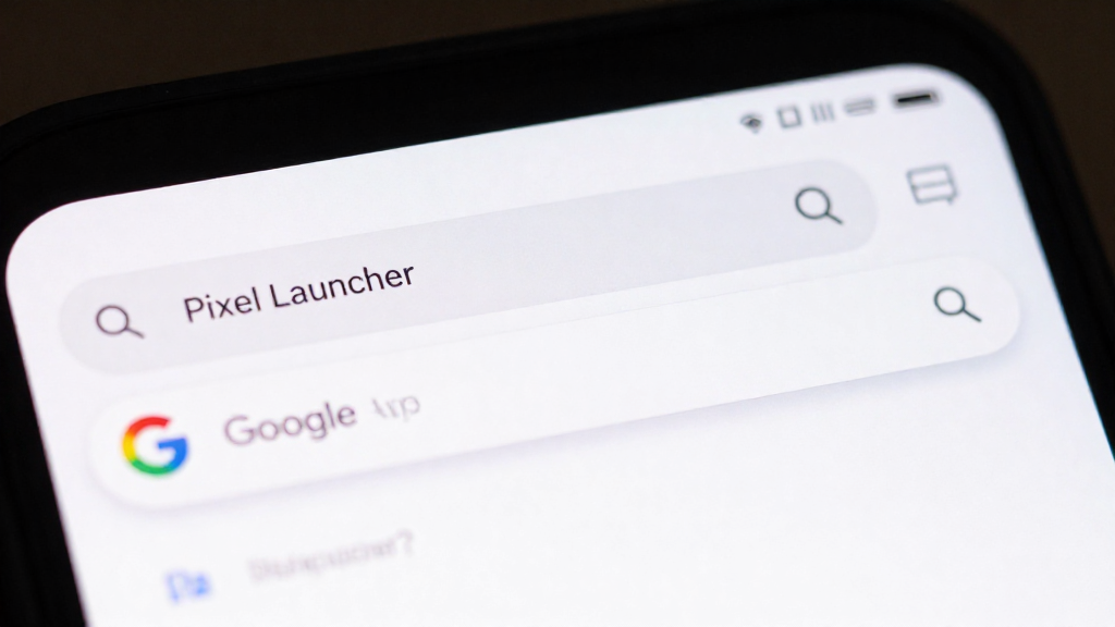 Pixel Launcher Bug Replaces Device Search with Google App detail