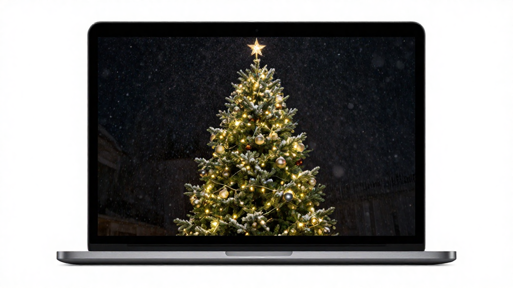 Snowy App Brings Free Christmas Lights, Snowfall, and Festive Wallpaper to Your Mac